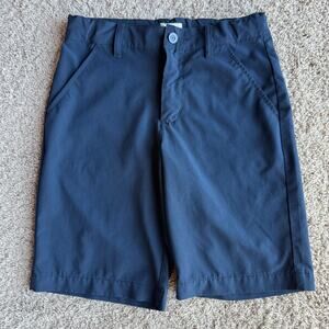 Cat & Jack Boys Navy Blue Adjustable Waist School Uniform Shorts Size 10